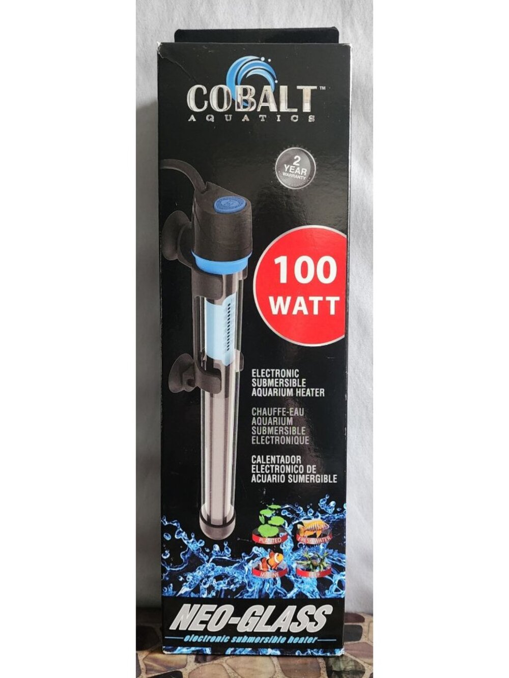 100 watt Aquatic Electric Submersible Heater